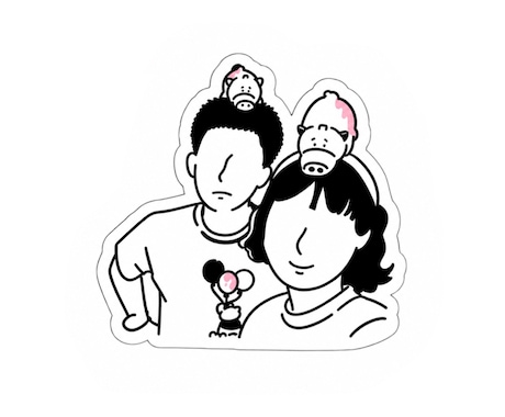 おしゃれな人物・店舗イラストを制作します シンプルで可愛い、世界にひとつだけのデザインをお届けします イメージ2