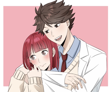 立ち絵や夢絵など描きます！原作寄りの絵柄も描けます イメージ1