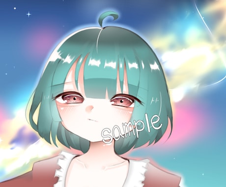 絵が苦手な方にSNSのアイコンを描きます SNS用のオリジナルアイコンが必要な方へ イメージ2