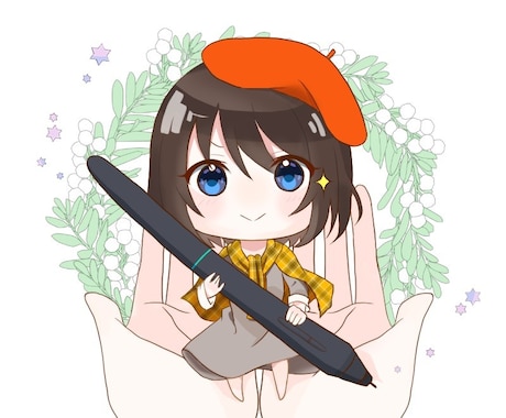 かわいいミニキャライラストお描きします SNSアイコンなどに使えるちびキャラなんでも描きます イメージ2