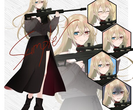 TRPG・ゲーム・立ち絵イラスト描きます 【最短翌日納品！】【かわいい～カッコいいまで！】 イメージ2