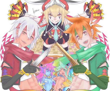 SNS向けのアイコン描きます 女の子メインで男の子も頑張って描かせてください〜！ イメージ2