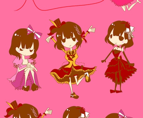 スマホ用壁紙作ります お好きな色で可愛く彩りましょう☆ イメージ2