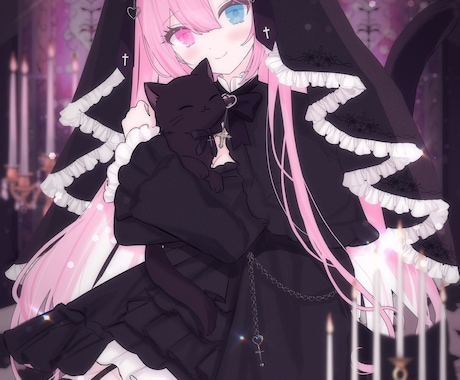 ハロウィンにも!黒猫シスター量産を制作します VTuberさんにもおすすめです！ イメージ1