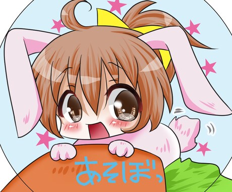 SNS等のアイコン・ヘッダーお描き致します 萌え・ケモミミ等可愛い系からカッコいい系まで イメージ2