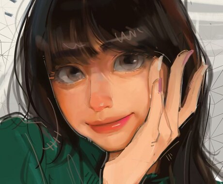 かわいい似顔絵アイコン描きます やわらかく可愛い雰囲気で制作します イメージ2