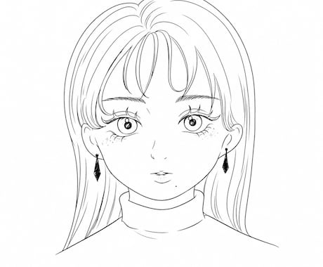 儚くておしゃれな水彩風♡女の子アイコン描きます 儚くて透明感のある女の子イラストを制作します。 イメージ2