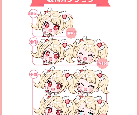 グッズ・アイコン・TRPGに！ミニキャラ制作します シンプルかわいい、心ときめくミニキャラ イメージ2