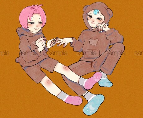 ポップで個性的なイラストお描きします オリジナルMV•アイコン等他にも幅広く対応☆ イメージ2