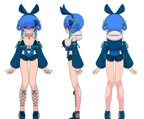イラスト制作（等身高め）やります キャラクター立ち絵やグッズ制作、MVなどに！ イメージ1