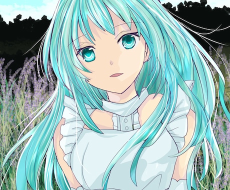 イラスト作成します 可愛い女の子のイラスト描きます イメージ1