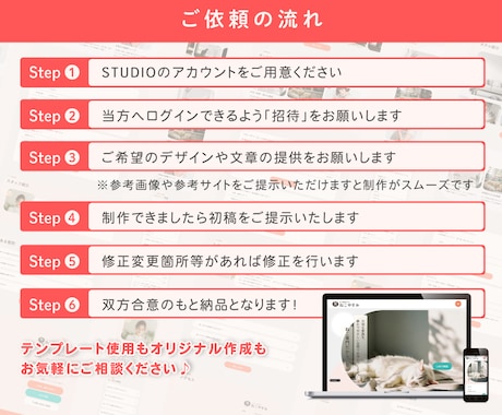 累計400件以上！高品質なLP/HP制作いたします テンプレート使用で3万円〜★初めての方もご相談ください イメージ2