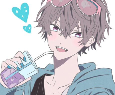 アイコン用ゆるかわイラスト描きます やさしい線と雰囲気で気軽に使えます イメージ2