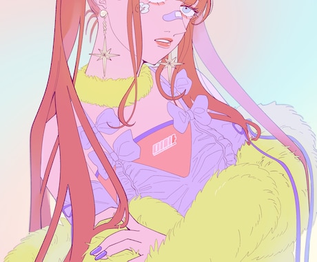 カラフルポップな女の子をお届けいたします 自我の強さをダークから明るくまで露わにさせます イメージ2