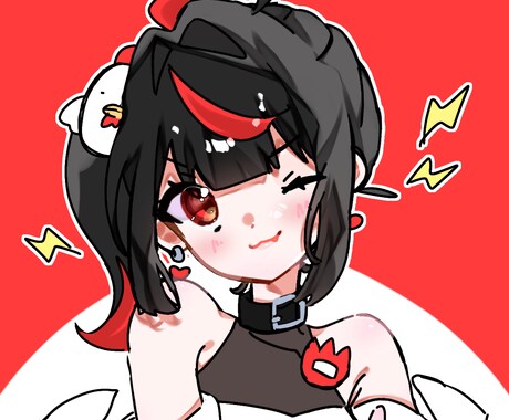 インターネット活動者さん向けのイラスト制作します キャラクターに合わせた、丁寧でこだわりの1枚★ イメージ2