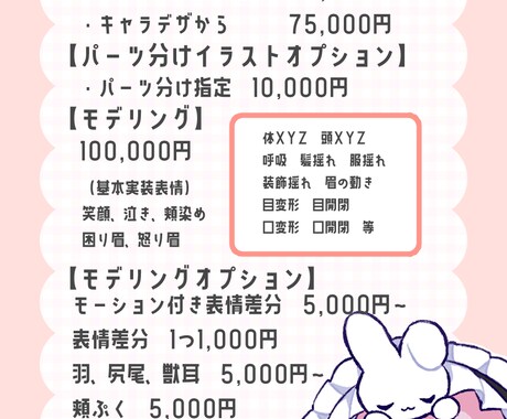 Vtuberキャラデザ～モデリング全て制作します キャラデザ・イラストのみ、配信画面、三面図等のご依頼も可能。 イメージ2