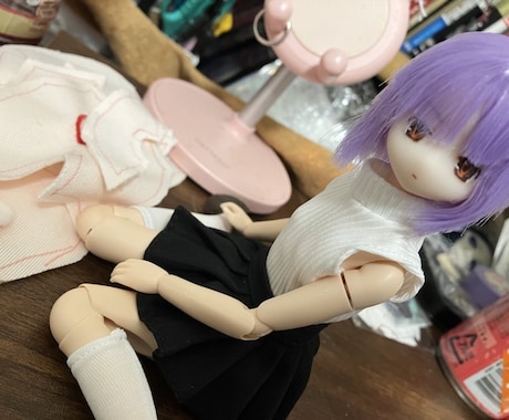 ドールメイク行います 素体となるドールのフェイス、ボディメイク行います イメージ2