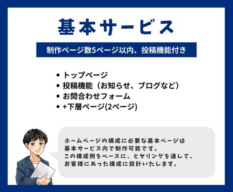 中小企業・個人向けホームページ丁寧に制作いたします 早くリーズナブルに簡単に更新できるホームページ制作いたします イメージ2