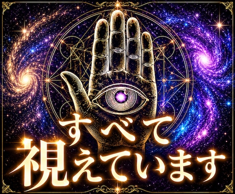 銀河霊視であなたが進むべき未来を示します 【恋愛・仕事・金運・人間関係】人生好転への道を導く イメージ1