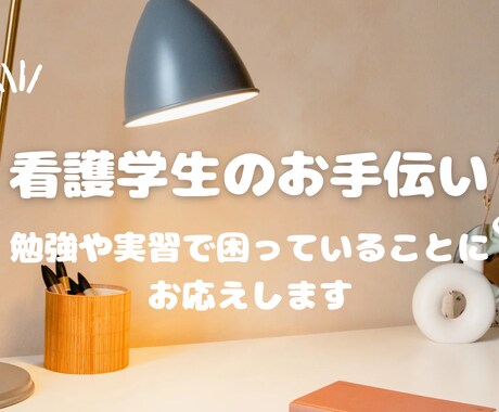 看護学実習のアセスメントをお手伝いします 看護学生の学習•実習をお手伝いします！ イメージ1