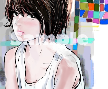 オリジナルの似顔絵プロフイラスト作成いたします イメージ1