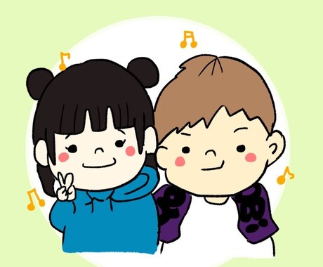 アイコン作成します 可愛い似顔絵もしくは固定キャラのアイコン作成します♡ イメージ2