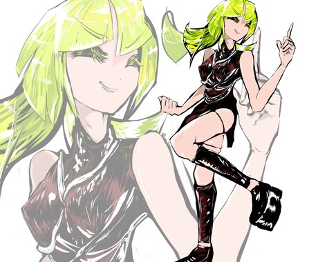 TRPGとかの立ち絵イラスト描きます イメージ1