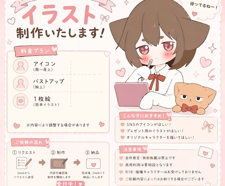 ちびキャラアイコンや、アイコン描きます イメージ1