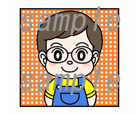 SNS等で使用アイコン制作いたします 漫画やアニメっぽくない、ほのぼのイラストがお好みの方へ。 イメージ2