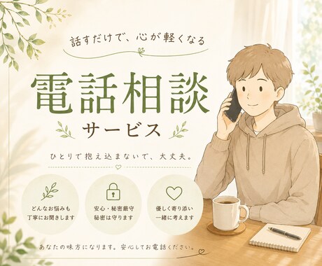 人間関係や自分責めの悩みを丁寧に整理します 頑張っているのに苦しい気持ちに寄り添います イメージ1