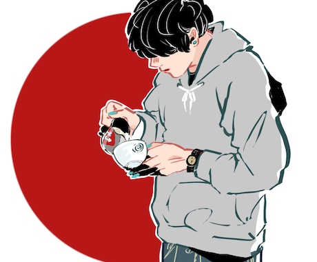 アイコン等に使用できる人物画描きます 写真からイラスト・想像のキャラからイラスト 等！なんでも！ イメージ2