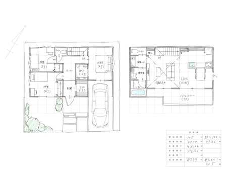 建築士が暮らしやすい住宅のラフプランをご提案します イメージ1