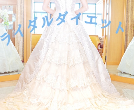結婚式に向けてダイエット☆サポートします 憧れのドレス☆綺麗にまとって最高の自分で式を迎えるために☆ イメージ1