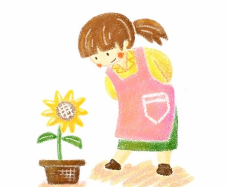 シンプルでゆるかわなデフォルメイラストを描きます アナログタッチのイラストです。商用OKです。 イメージ2