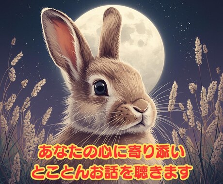 とにかくお話を聴きあなたの心に寄り添います あなたに寄り添い心のモヤモヤから解放 イメージ1