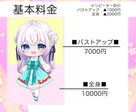 商用利用OK！ミニキャラのイラストオーダー承ります 立ち絵のミニキャラ可・キャラクターデザインも！ イメージ2