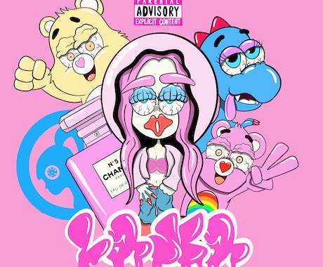 歪んだ可愛さ書いています cartoon×dark 闇可愛い絵を届けたいです。 イメージ1