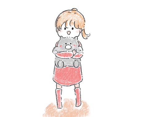 ゆるふわイラスト描きます SNS のアイコンやホームページ等の挿絵等に イメージ1