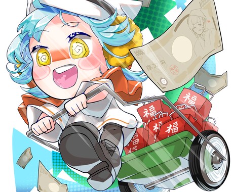 デフォルメキャラ描きます かわいくデフォルメします！修整無制限！ イメージ2
