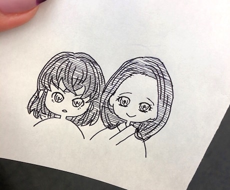 既存キャラクターを私の絵柄で書きます 贈り物のワンポイント、付箋等として！ イメージ2