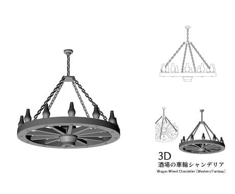 漫画・同人誌用クリスタ3D素材作ります 武器・小物・家具など、LT変換できれいに線が出る素材を制作 イメージ2