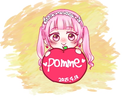 素材イラストミニキャラの作成を行います イメージ1