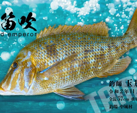 釣り人向けの魚拓動画制作いたします MOVIE GYOTAKU／デジタル魚拓 イメージ1