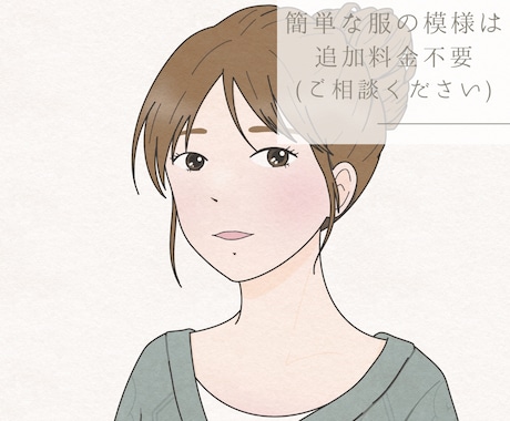 商用利用◎ゆるくてかわいい似顔絵イラストを描きます 【2名様限定価格】インスタ、XなどのSNSアイコンにおすすめ イメージ2
