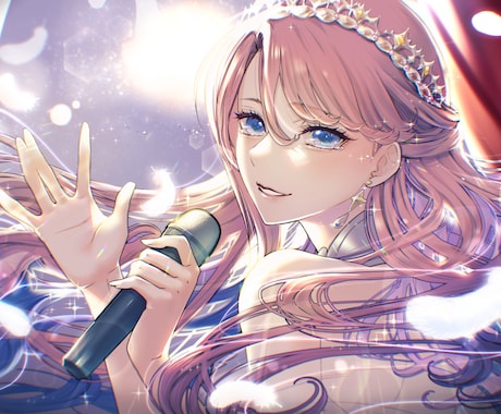 立ち絵・1枚絵・記念日イラスト作成致します カッコイイ可愛い美しい！表情差分などお任せください！ イメージ2