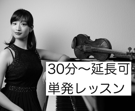 ご自宅からお気軽に！バイオリンお教えします 基礎から音楽的表現までじっくりと丁寧に、そして楽しく♪ イメージ1