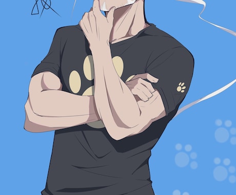 パキッと塗りでスタイリッシュなイラストを描きます こちらは1枚絵/サムネ/立ち絵などご希望通りに制作致します。 イメージ2