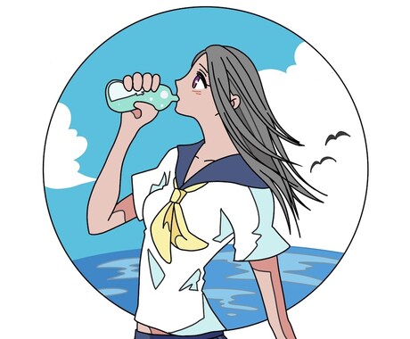 好きなイラストアイコンお描きします オリジナル、似顔絵までご希望の絵柄でお描きいたします イメージ1