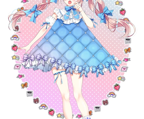 自分だけのオリジナルキャライラストを作成します 世界に自分だけのオリジナル立ち絵でライバーになれる！ イメージ2
