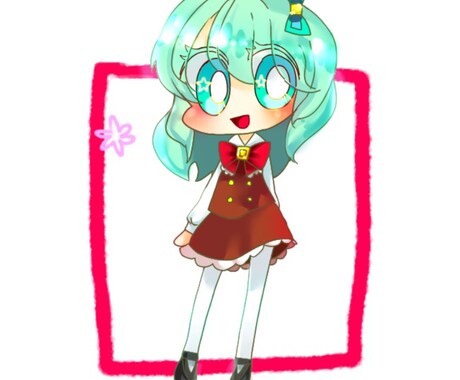 SNSアイコンを描きます ミニキャラの可愛いアイコンを描きます！ イメージ1